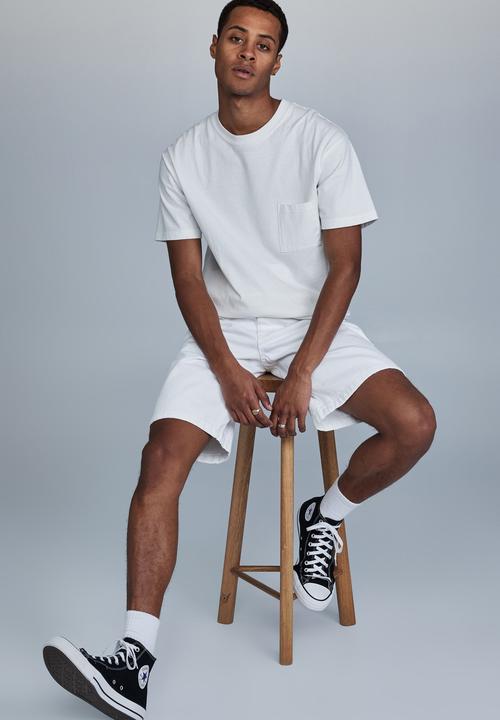Cotton On - Loose fit short - white