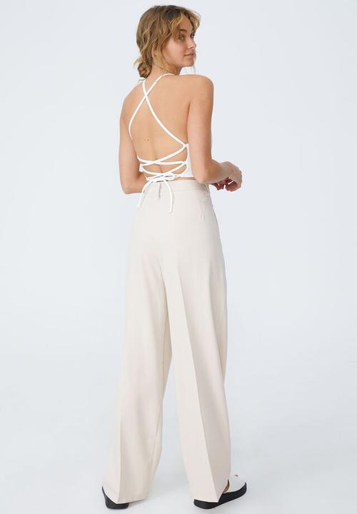 Cotton On - Quinn wrap around cami - white