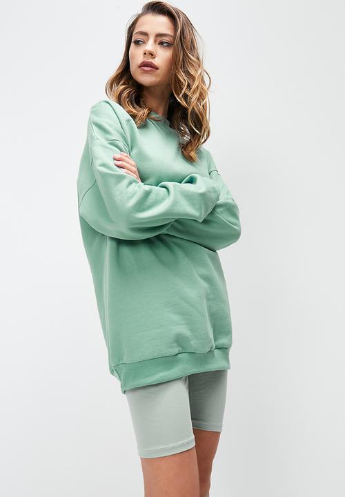 Blake - Oversized sweat top - sage