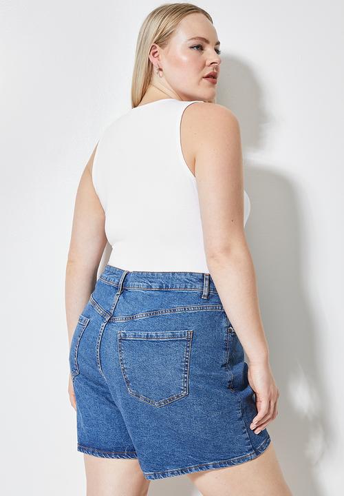 Superbalist - 2 pack crew neck cut away bodysuit - grey melange & white
