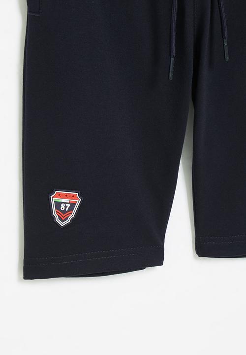 SOVIET - B rogue track shorts - navy