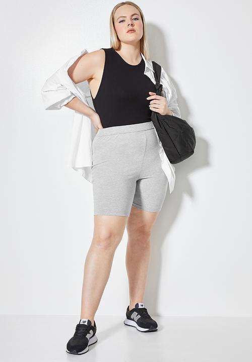 Superbalist - 2 pack crew neck cut away bodysuit - black & white