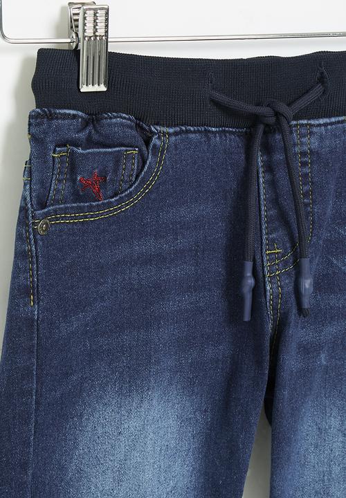 SOVIET - B savage boys denim short - dk indigo