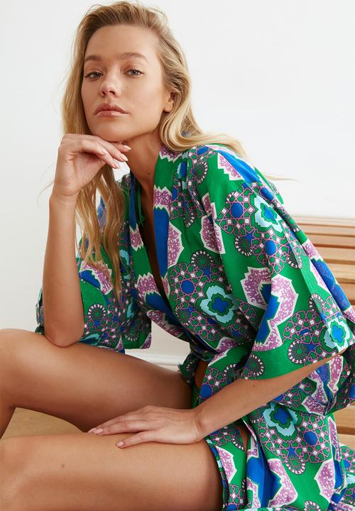 Trendyol - Saks kaftan - royal blue