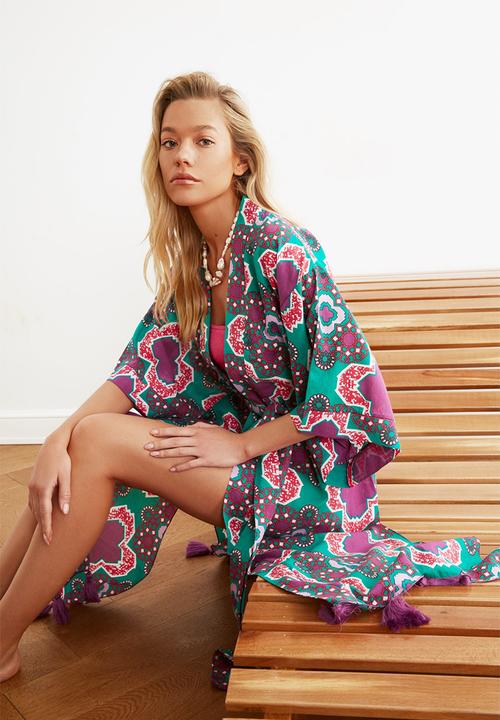Trendyol - Mor kaftan - purple