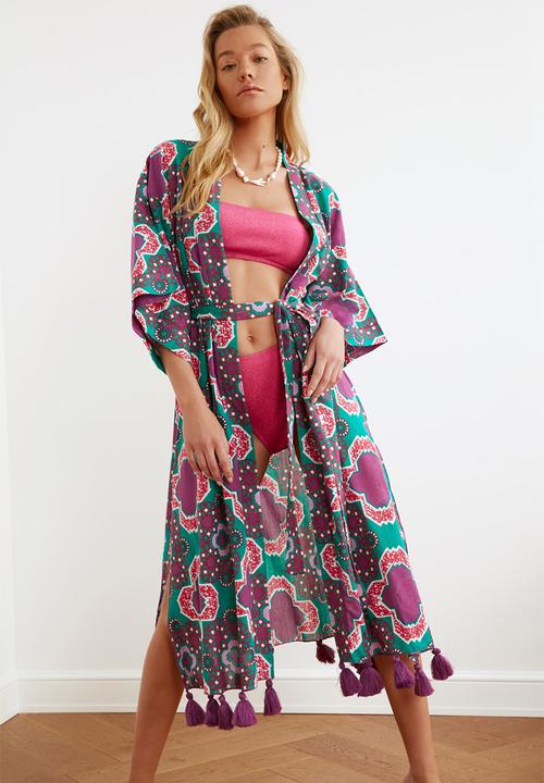 Trendyol - Mor kaftan - purple