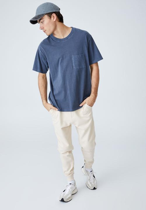 Cotton On - Trippy slim trackie - pearl