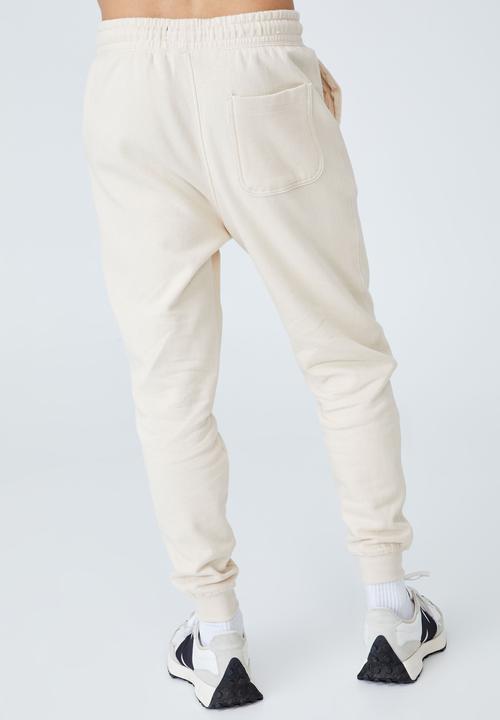 Cotton On - Trippy slim trackie - pearl