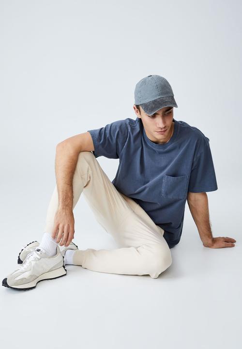 Cotton On - Trippy slim trackie - pearl