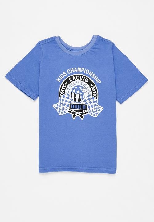 Pop Candy - 2 Pack graphic tee - blue & black