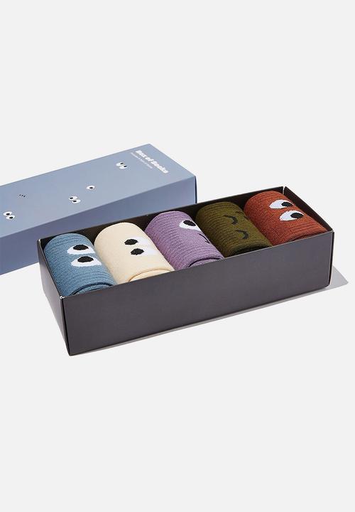 Cotton On - Box of socks - fun faces