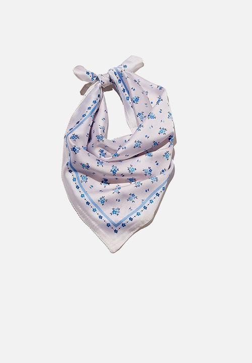 Rubi - Soho bandana - lenni floral ecru blue