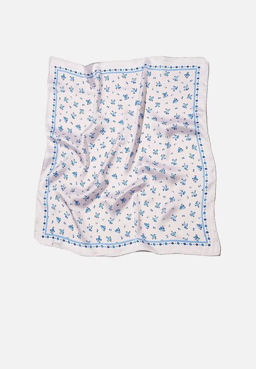 Rubi - Soho bandana - lenni floral ecru blue
