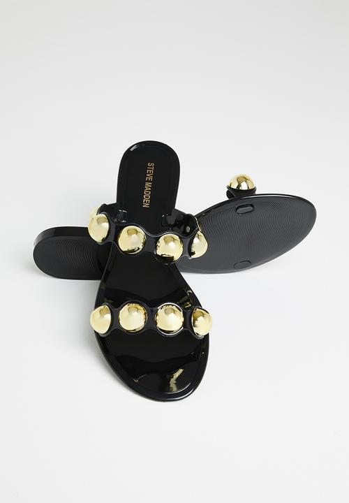 Steve Madden - Chrishelle slide - black & gold