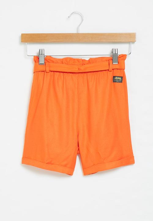 JEEP - Girls relaxed shorts - orange
