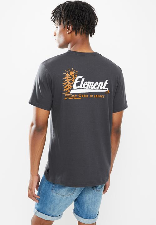 Element - Great outdoors short sleeve tee - black