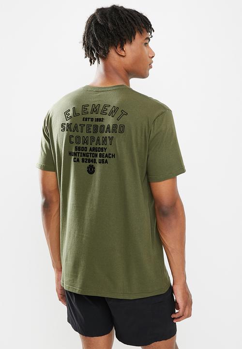 Element - Address short sleeve  tee - olive