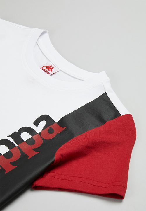 KAPPA - Authentic tony T-shirt  - white & red