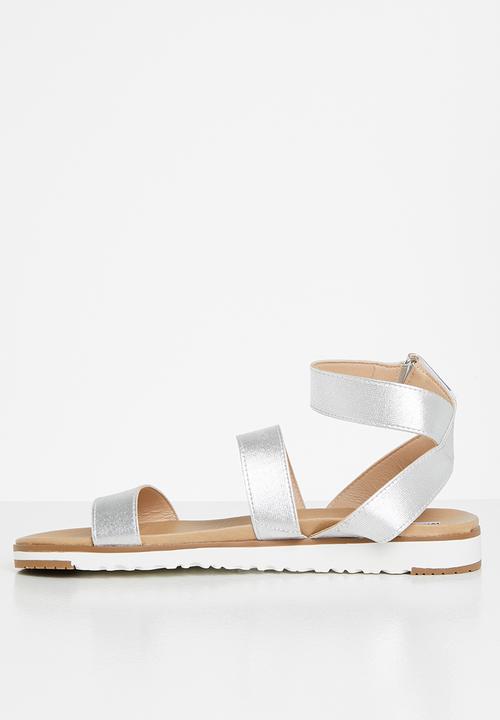 Madison® - Clair ankle strap sandal - silver