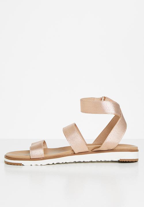 Madison® - Clair ankle strap sandal - champagne