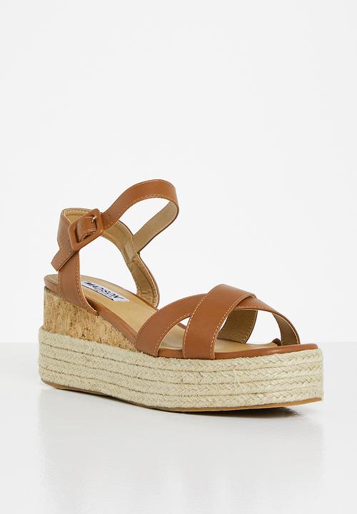 Madison® - Hailey espadrille wedge heel - tan
