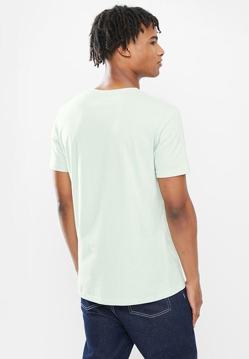 STYLE REPUBLIC - Deep v-neck tee - mint green
