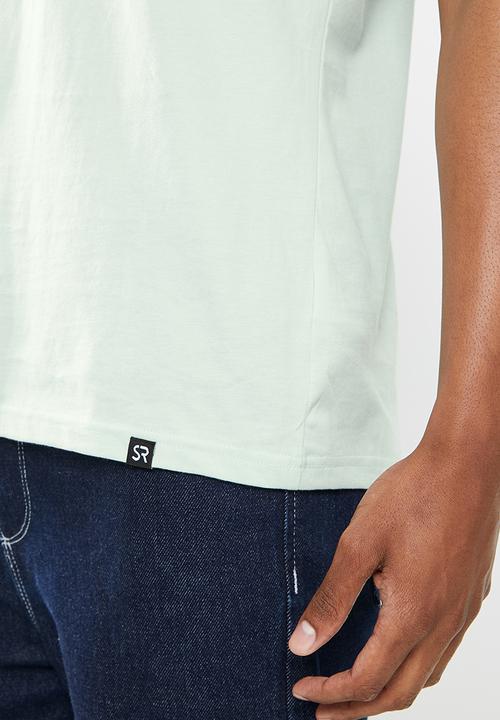 STYLE REPUBLIC - Deep v-neck tee - mint green