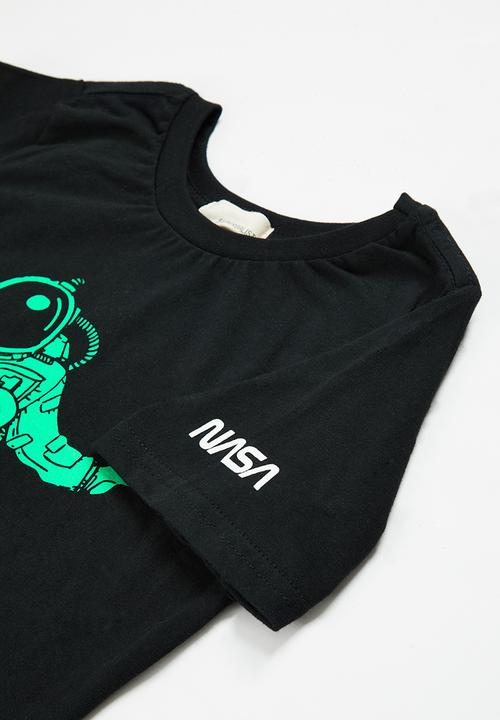 Superbalist Kids - NASA tee & shorts set - black & grey