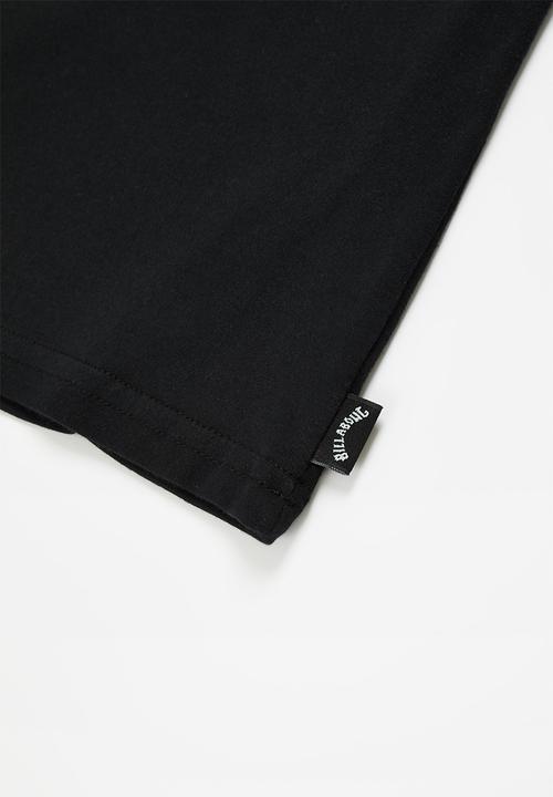 Billabong  - Rainbow wave short sleeve tee - black
