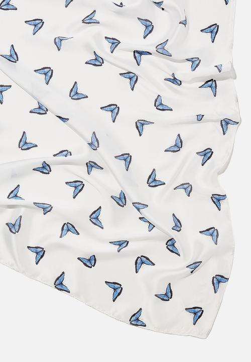 Rubi - Versatile scarf - butterfly white