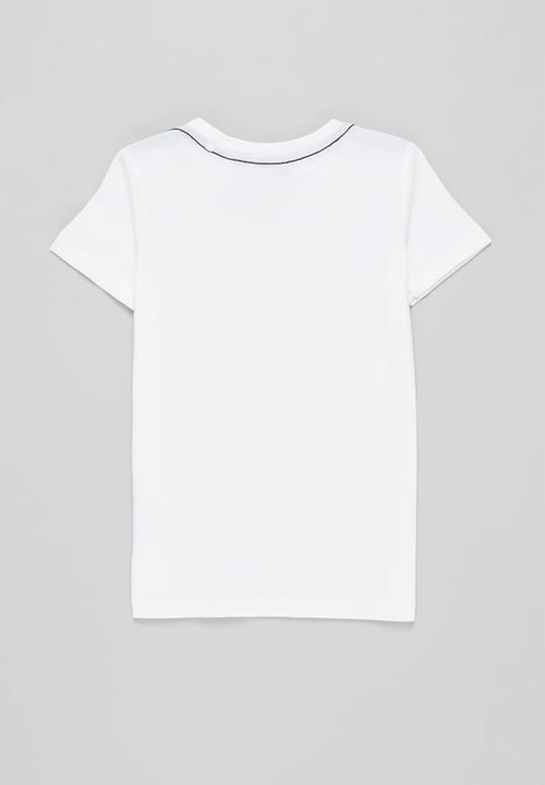 GUESS - Guess triangle tee - white