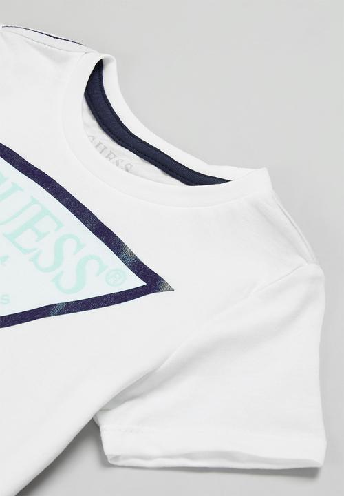 GUESS - Guess triangle tee - white