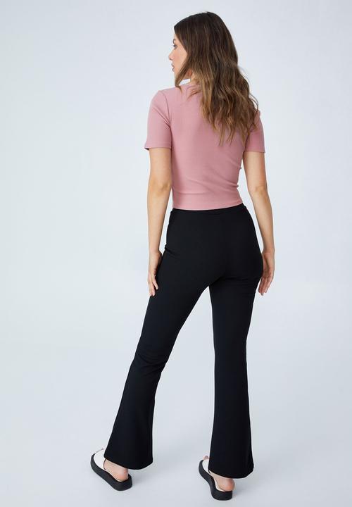 Cotton On - Essentials square neck tee - zephyr