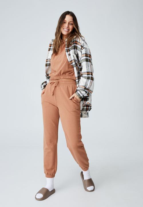 Cotton On - Freestyle trackpant - soft camel