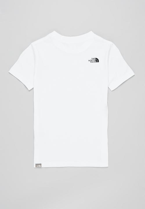 The North Face - Short sleeve simple dome tee - white/ black