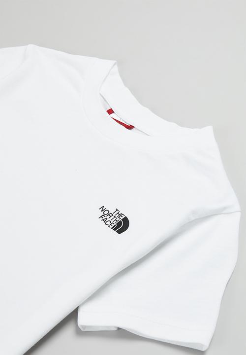 The North Face - Short sleeve simple dome tee - white/ black