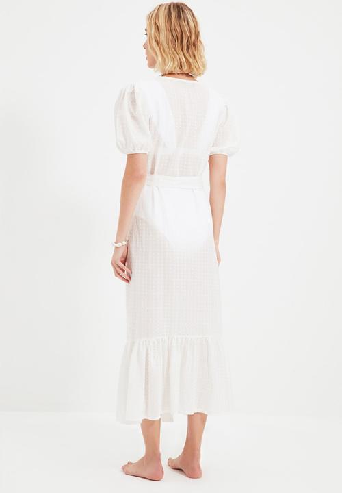 Trendyol - Brode kimono - white