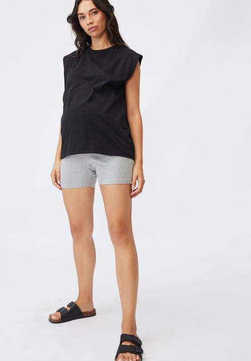 Cotton On - Maternity bike short - zodiac grey marle