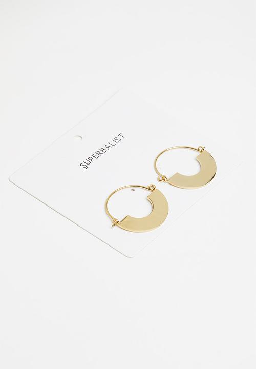 Superbalist - Victoria hoop earrings - gold