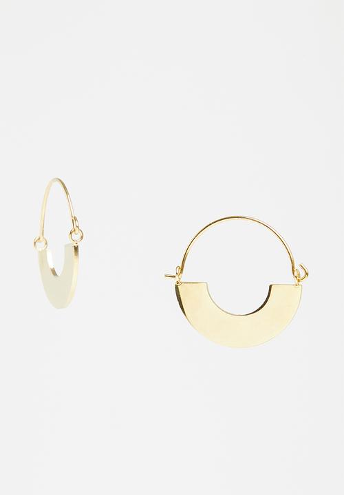 Superbalist - Victoria hoop earrings - gold