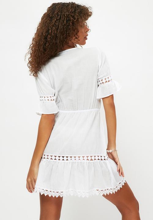 Trendyol - Beyaz kaftan - white
