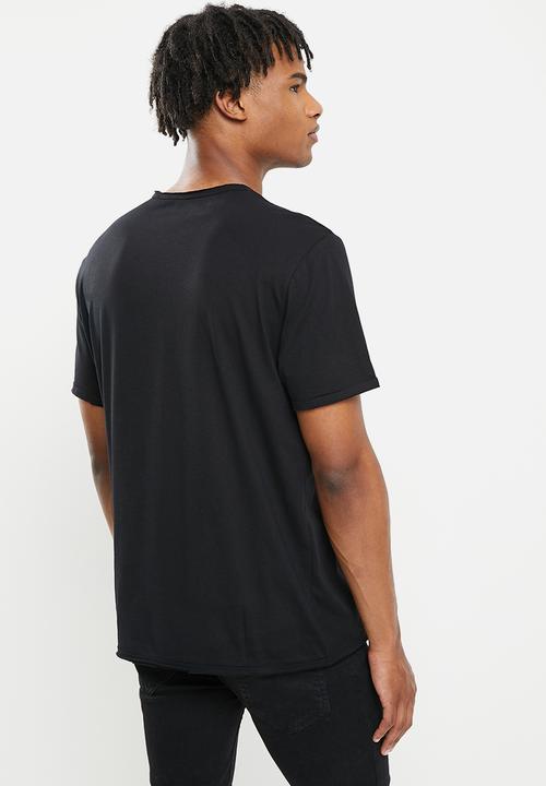 Only & Sons - Metallica reg raw edge tee - black