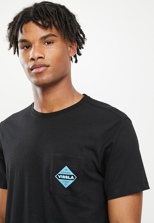 Vissla  - Solid sets premium pkt tee - black