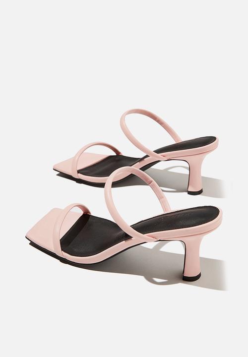 Cotton On - Danika tubular low mule - pink pu