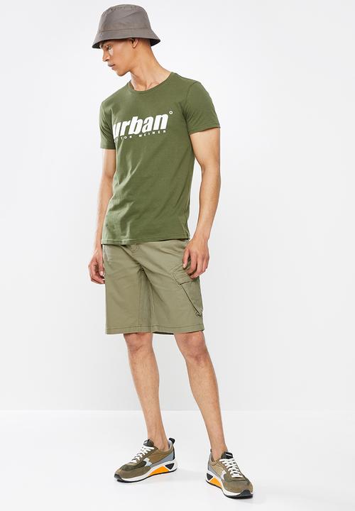 urban° - Urban cargo shorts - khaki