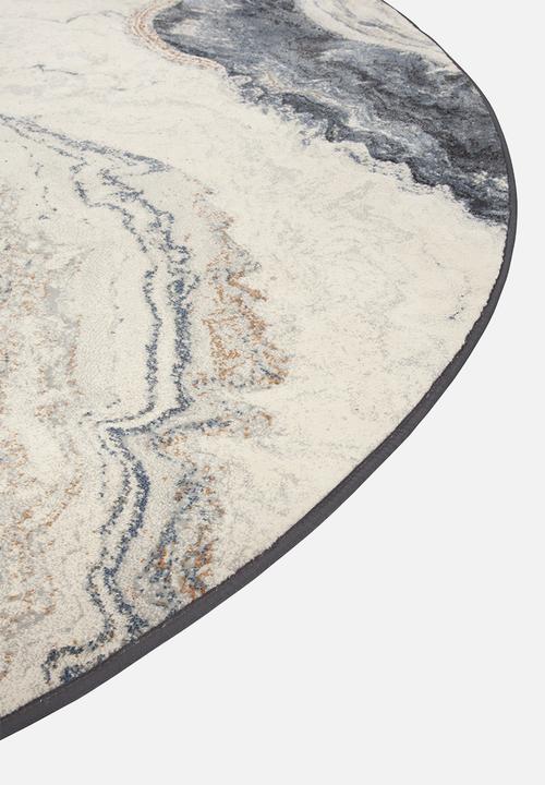 Hertex Haus - Marbling stream rug - multi 