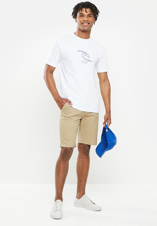 Rip Curl - Icon outline tee - white