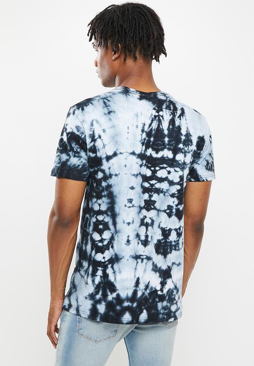 Rip Curl - Splash script tie dye tee - black