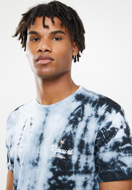 Rip Curl - Splash script tie dye tee - black