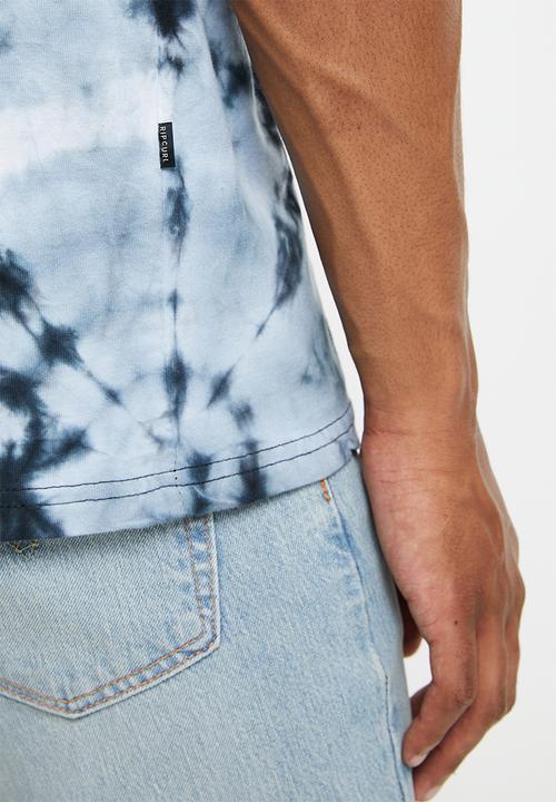 Rip Curl - Splash script tie dye tee - black